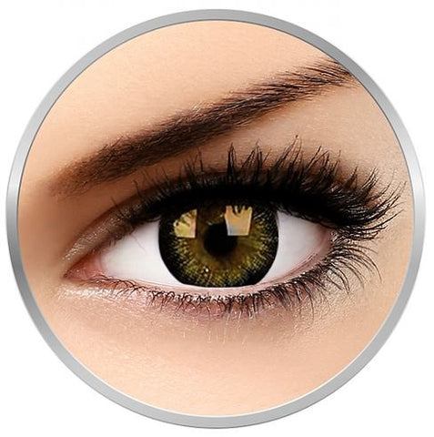Big Eye Brown Charm colored contact lenses 1 pr. (3 months repl.) + drawstring bag + lenses case