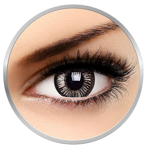 Big Eye Grey colored contact lenses
