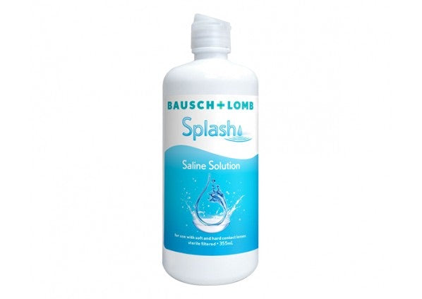 Bausch & Lomb Splash Saline Solution 355ml