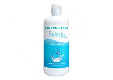 Bausch & Lomb Splash Saline Solution 355ml