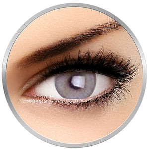 Nightsky  Grey Colored contact lenses 1 pair  + white satin drawstring bag + lenses case