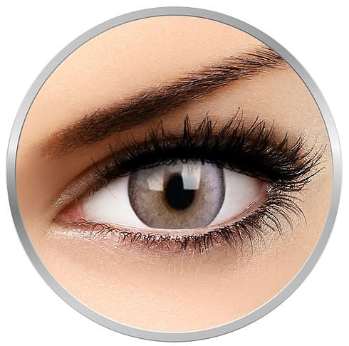 Tritone Ash Grey colored contact lenses